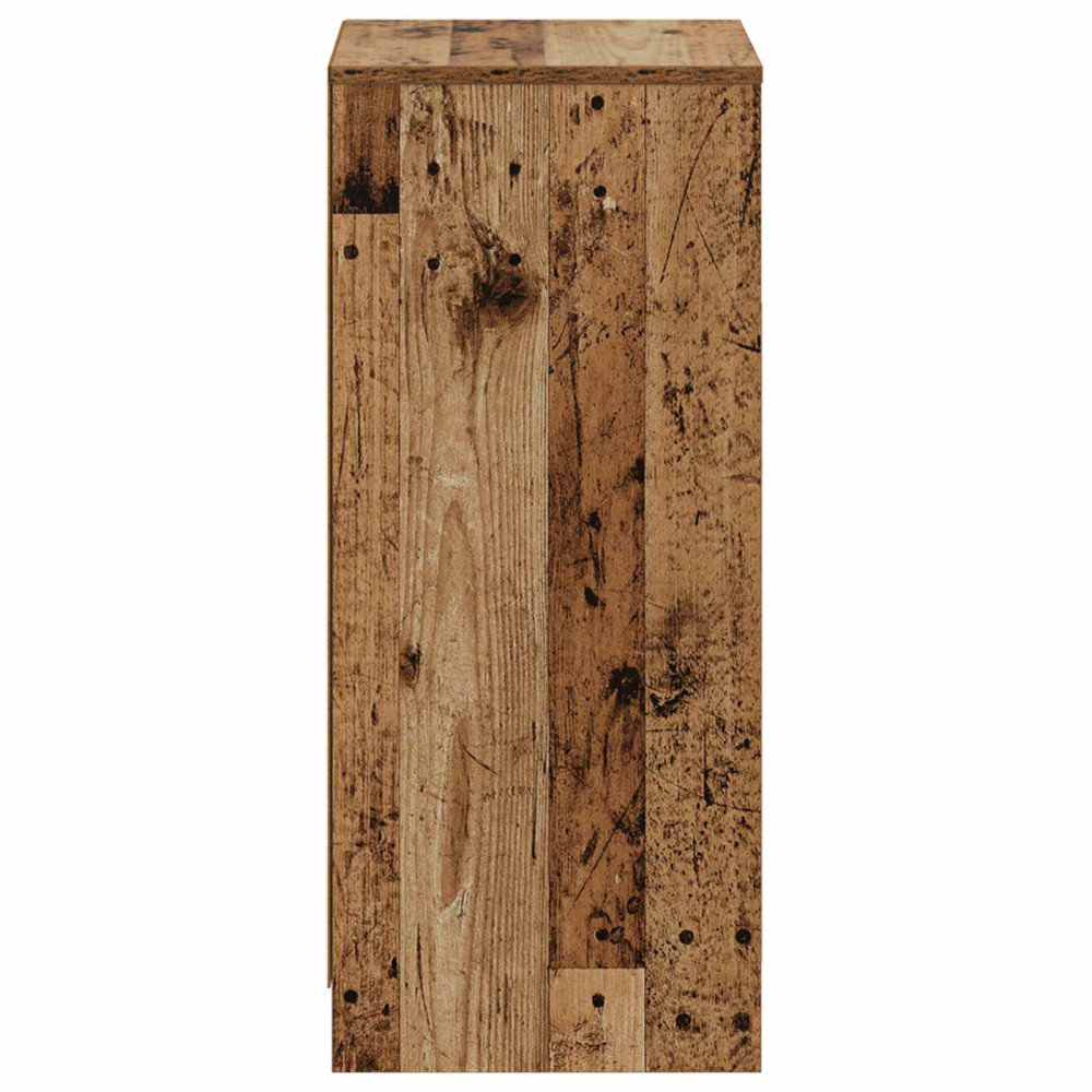 Produktbild för Badrumsskåp Gammalt trä 35 x 36,5 x 85 cm Konstruerat trä