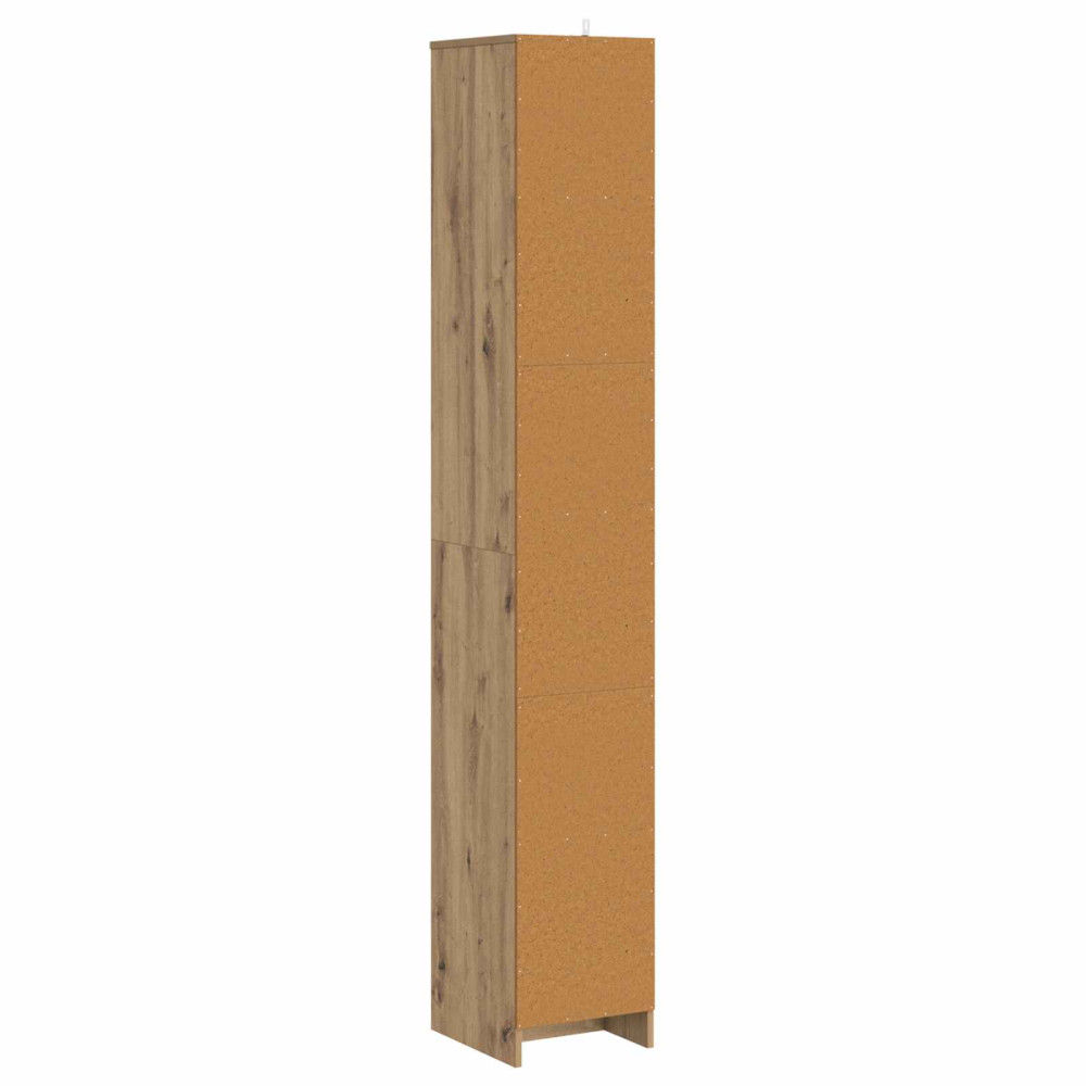 Produktbild för Badrumsskåp Artisan-ek 30 x 33 x 190 cm Konstruerat trä