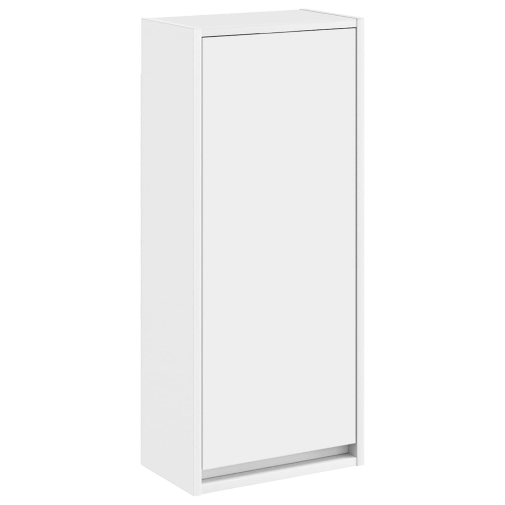 Produktbild för Väggmonterad handfatsspegel Vit 35 x 20 x 81 cm Konstruerat trä