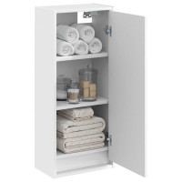 Produktbild för Väggmonterad handfatsspegel Vit 35 x 20 x 81 cm Konstruerat trä
