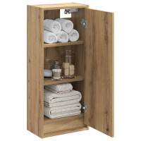 Produktbild för Väggmonterad handfatsspegel Artisan-ek 35 x 20 x 81 cm