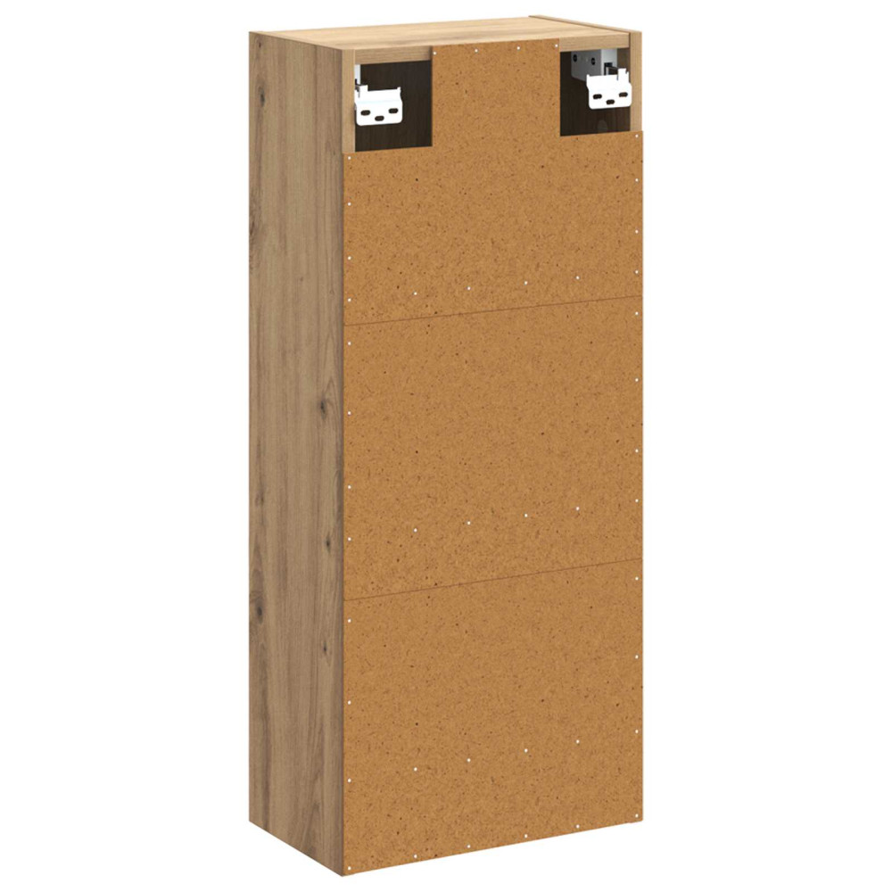 Produktbild för Väggmonterad handfatsspegel Artisan-ek 35 x 20 x 81 cm
