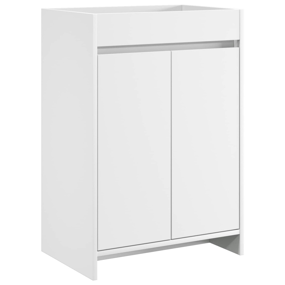 Produktbild för Badrum Under Diskbänk Skåp Vit 56 x 37,5 x 81 cm