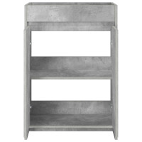 Produktbild för Badrum Under Diskbänk Skåp Betonggrå 56 x 37,5 x 81 cm