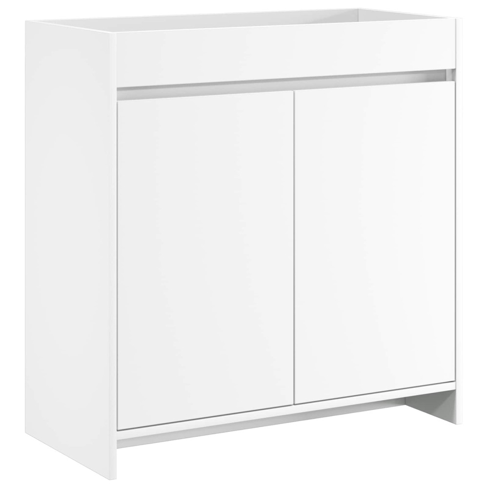 Produktbild för Badrum Under Diskbänk Skåp Vit 78,5 x 37,5 x 81 cm
