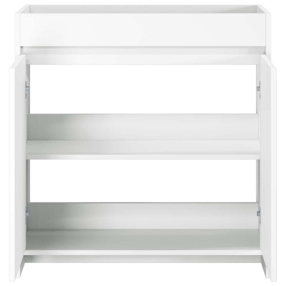Produktbild för Badrum Under Diskbänk Skåp Vit 78,5 x 37,5 x 81 cm