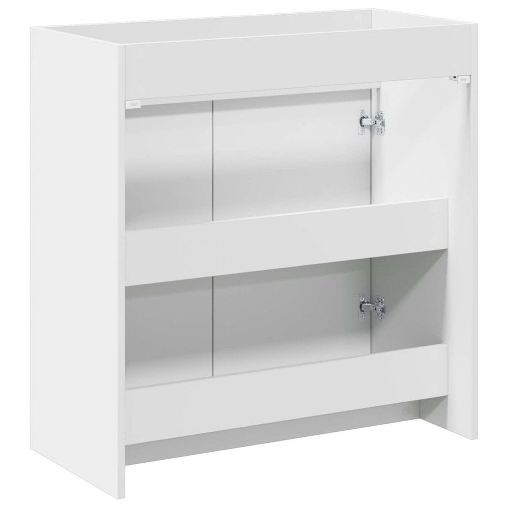 Produktbild för Badrum Under Diskbänk Skåp Vit 78,5 x 37,5 x 81 cm