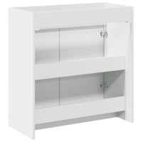 Produktbild för Badrum Under Diskbänk Skåp Vit 78,5 x 37,5 x 81 cm