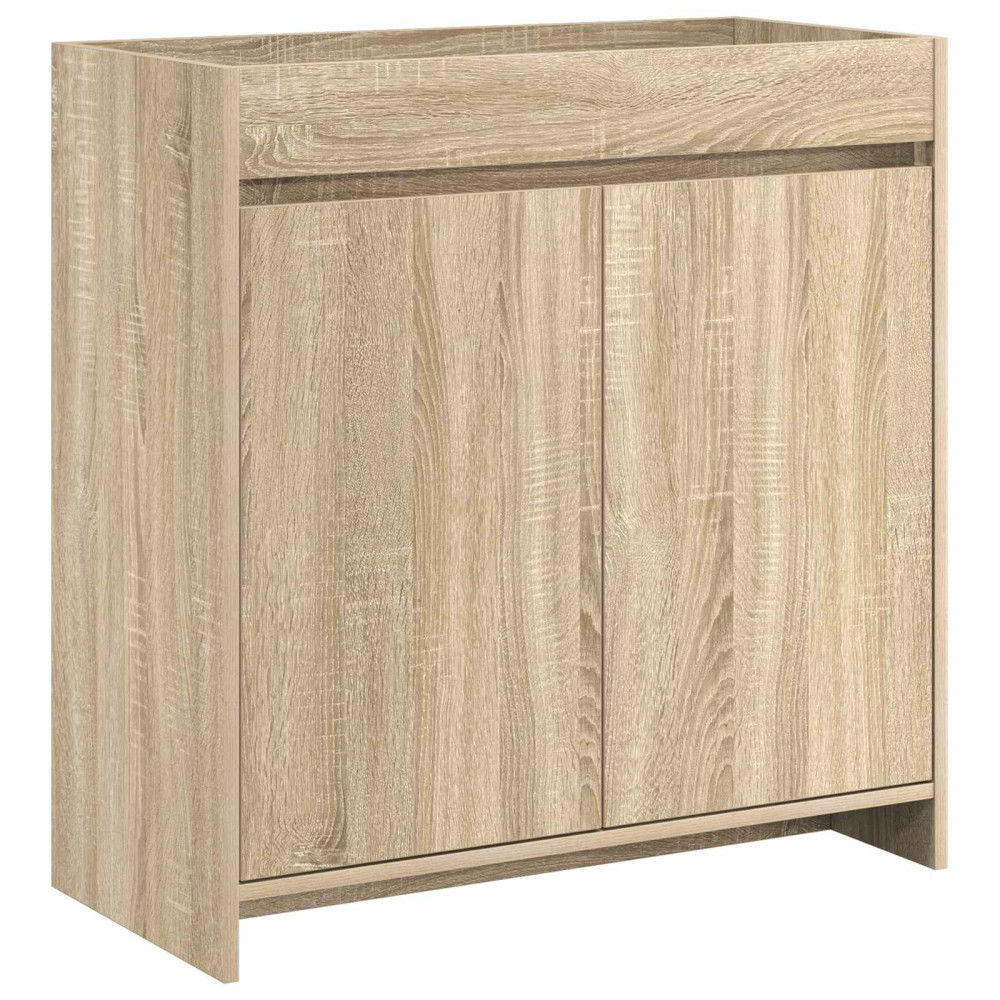 Produktbild för Badrum Under Diskbänk Skåp Sonoma-ek 78,5 x 37,5 x 81 cm