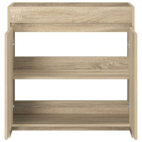 Produktbild för Badrum Under Diskbänk Skåp Sonoma-ek 78,5 x 37,5 x 81 cm
