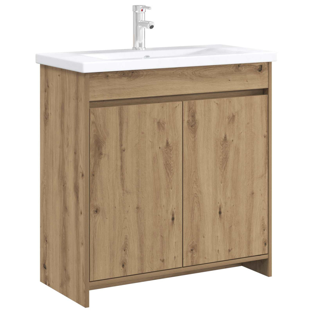 Produktbild för Badrum Under Diskbänk Skåp Artisan-ek 78,5 x 37,5 x 81 cm