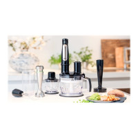 Produktbild för Braun Multiquick 7 MQ 7087X - handmixer - "high-end"-svart/borstat rostfritt stål