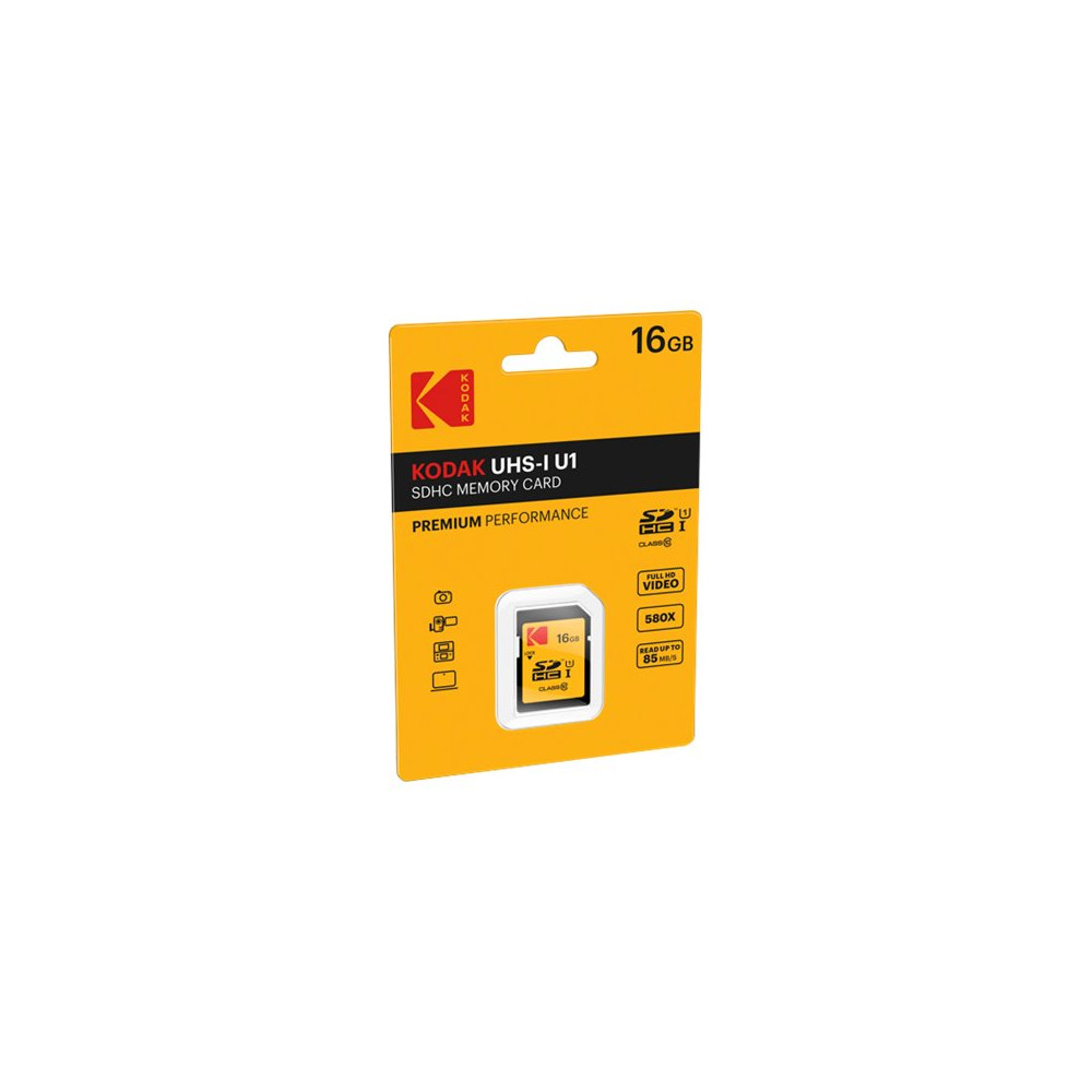 Produktbild för Kodak - flash-minneskort - 16 GB - SDHC UHS-I