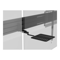 Produktbild för Vision VFM-F50T vagn - motoriserad - för 2 LCD/plasmapaneler - mattsvart