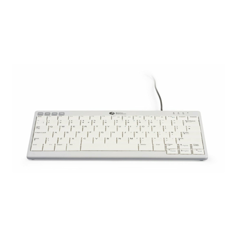 Produktbild för Bakker Elkhuizen UltraBoard 950 V2 - tangentbord compact - QWERTY - brittisk - ljusgrå, mörkgrå Inmatningsenhet