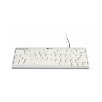 Produktbild för Bakker Elkhuizen UltraBoard 950 V2 - tangentbord compact - QWERTY - brittisk - ljusgrå, mörkgrå Inmatningsenhet