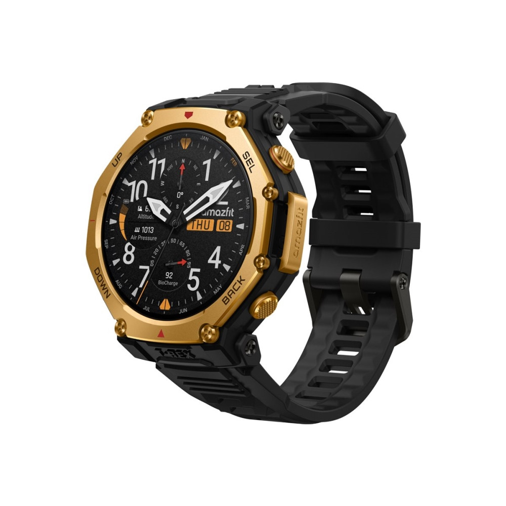 Produktbild för Amazfit T-Rex 3 Pro Ja smart klocka med rem - svart guld