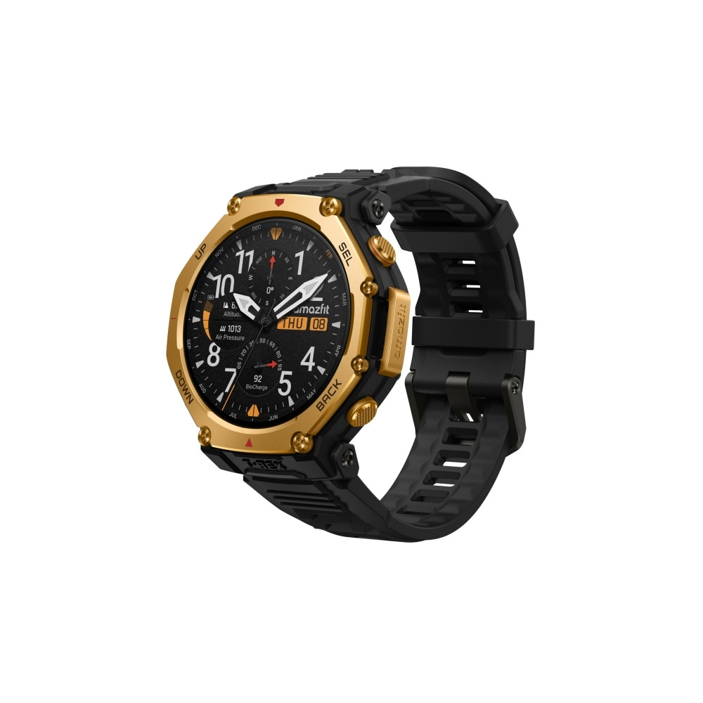Produktbild för Amazfit T-Rex 3 Pro Ja smart klocka med rem - svart guld