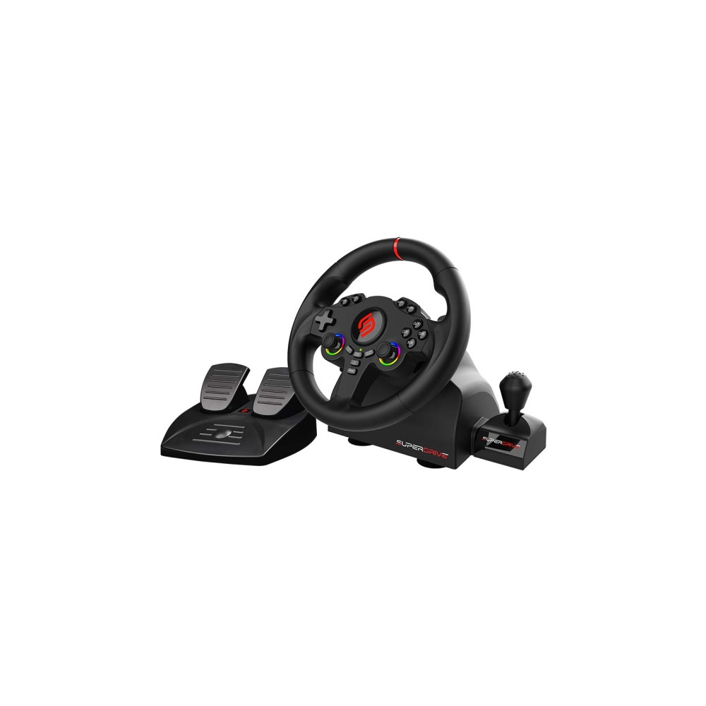 Produktbild för Subsonic Superdrive 220 RS-X, Ratt + pedaler + växelspak, Ni...