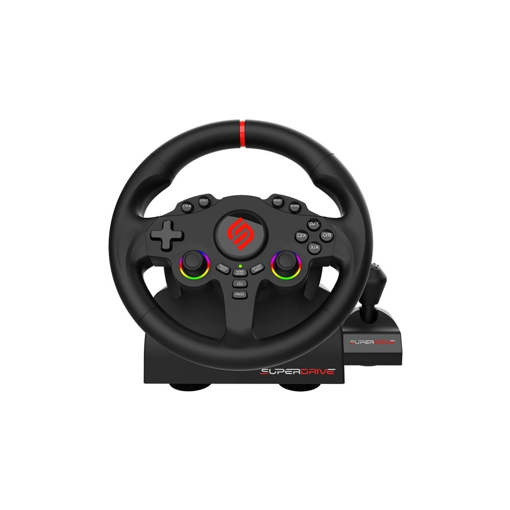 Produktbild för Subsonic Superdrive 220 RS-X, Ratt + pedaler + växelspak, Ni...