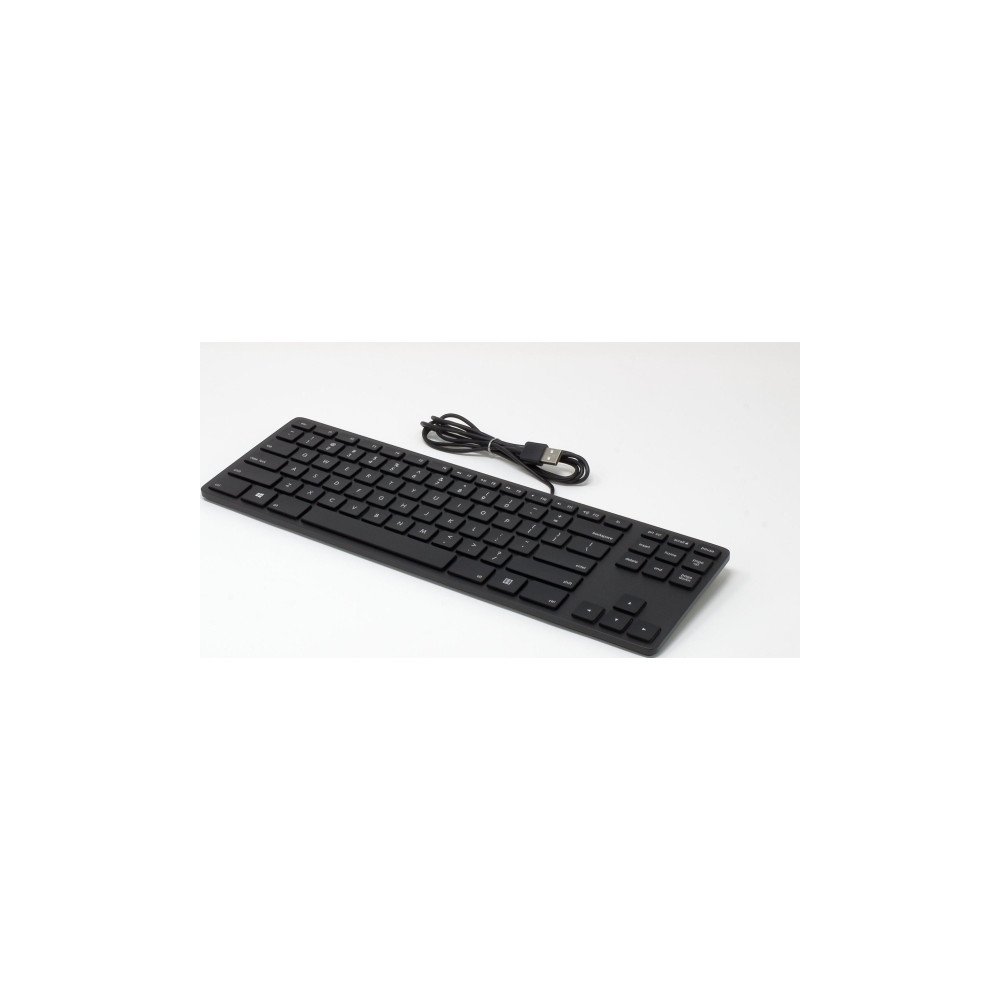 Produktbild för Matias RGB Backlit Wired Aluminum Tenkeyless - tangentbord - amerikansk - svart aluminium Inmatningsenhet