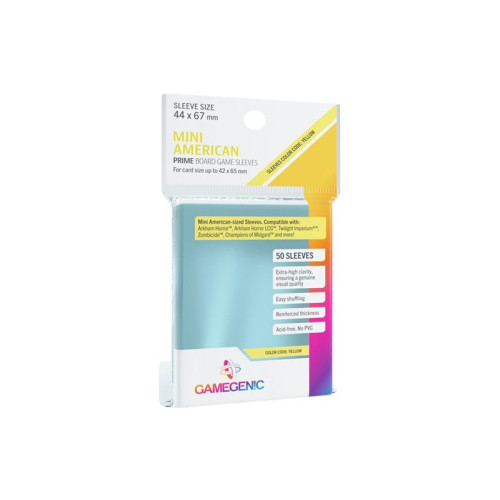 Gamegenic Gamegenic - skyddsficka för köpkort - för 42 x 65 mm - high clarity (paket om 50)
