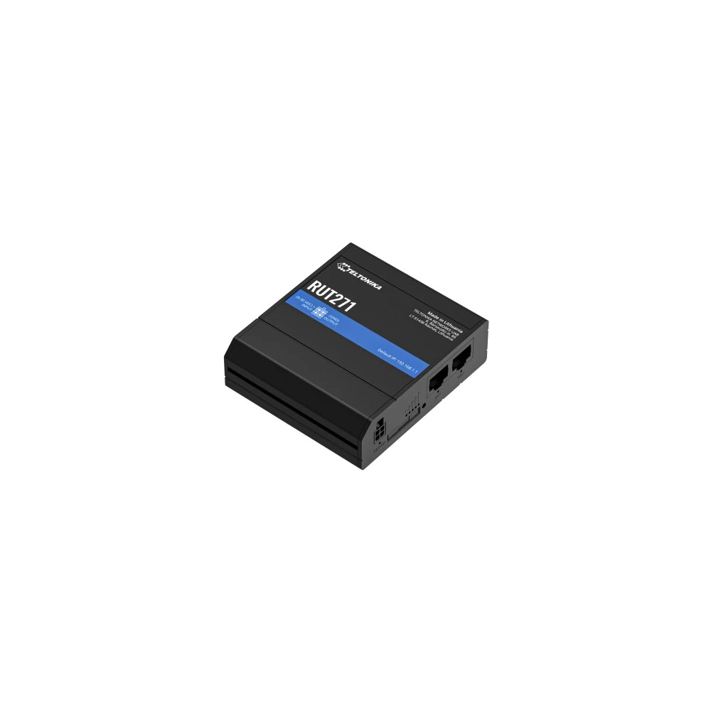 Produktbild för Teltonika RUT271 - trådlös router - WWAN - Wi-Fi - 4G, 5G - DIN-skenmonterbar, väggmonterbar, bordsmonterbar