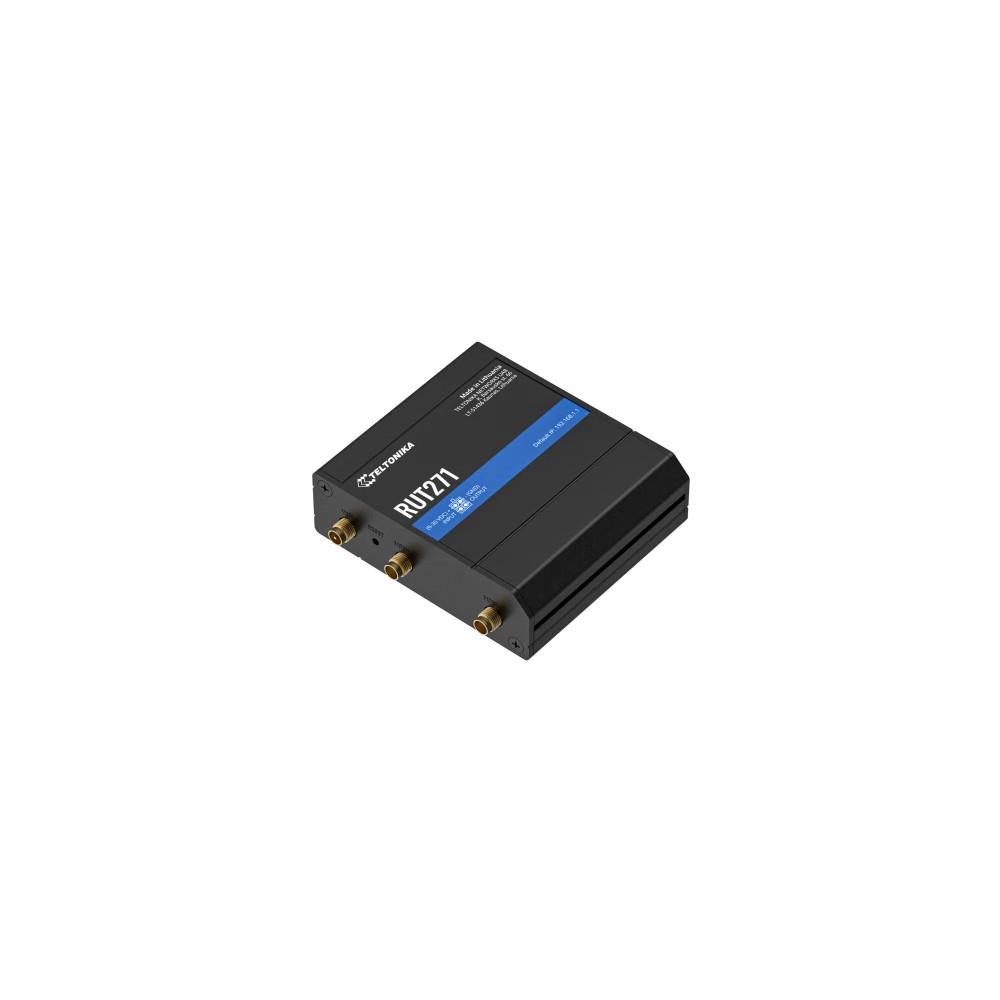 Produktbild för Teltonika RUT271 - trådlös router - WWAN - Wi-Fi - 4G, 5G - DIN-skenmonterbar, väggmonterbar, bordsmonterbar