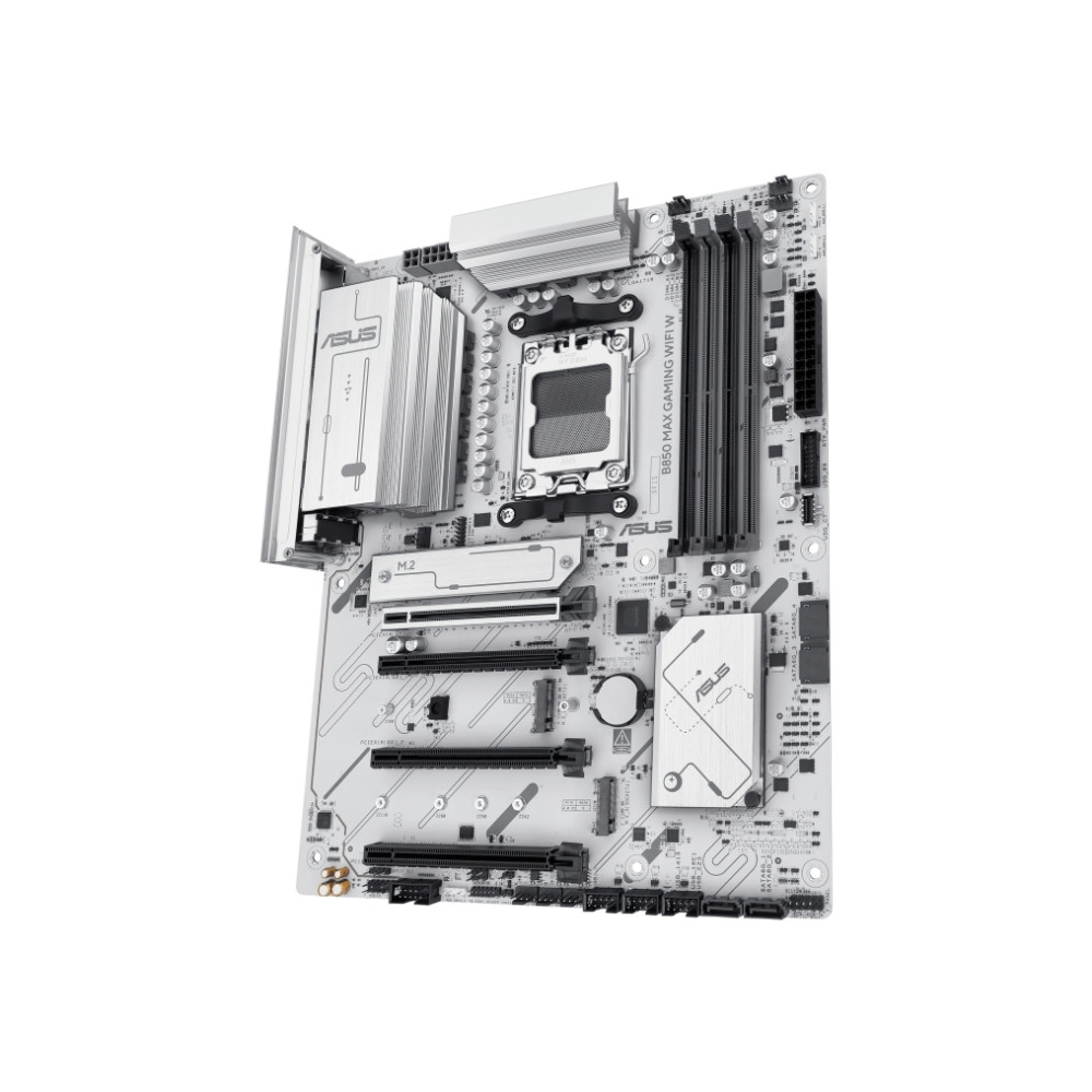 Produktbild för ASUS B850 MAX GAMING WIFI W - moderkort - ATX - Socket AM5 - AMD B850