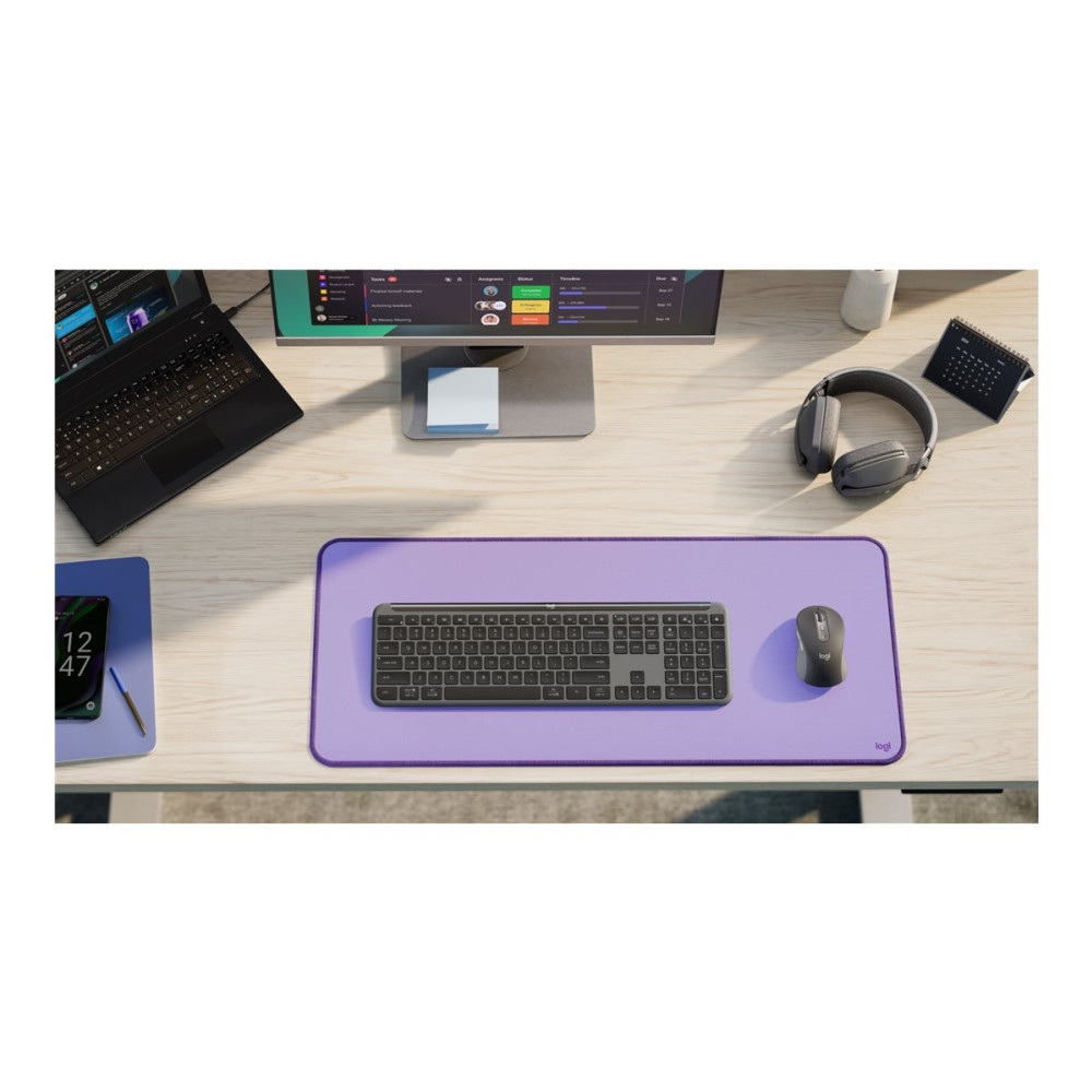 Produktbild för Logitech Signature Slim Combo MK950 for Business - sats med tangentbord och mus - QWERTY - USA, internationellt - grafit Inmatningsenhet