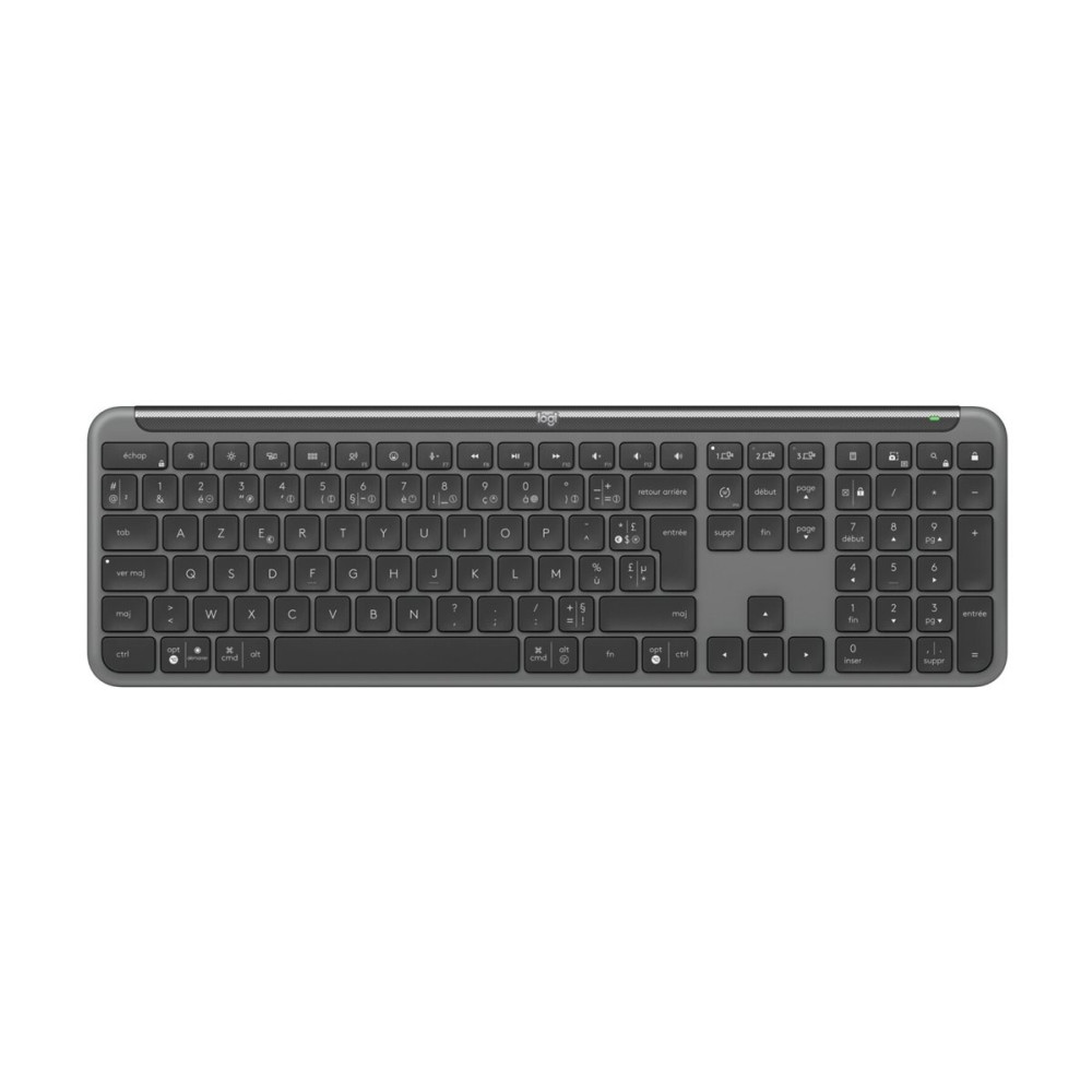 Produktbild för Logitech Signature Slim Combo MK950 for Business - sats med tangentbord och mus - QWERTY - USA, internationellt - grafit Inmatningsenhet