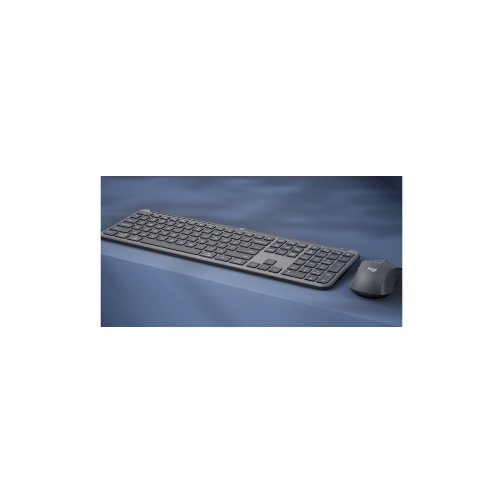 Produktbild för Logitech Signature Slim Combo MK950 for Business - sats med tangentbord och mus - QWERTY - USA, internationellt - grafit Inmatningsenhet