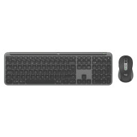 Produktbild för Logitech Signature Slim Combo MK950 for Business - sats med tangentbord och mus - QWERTY - USA, internationellt - grafit Inmatningsenhet