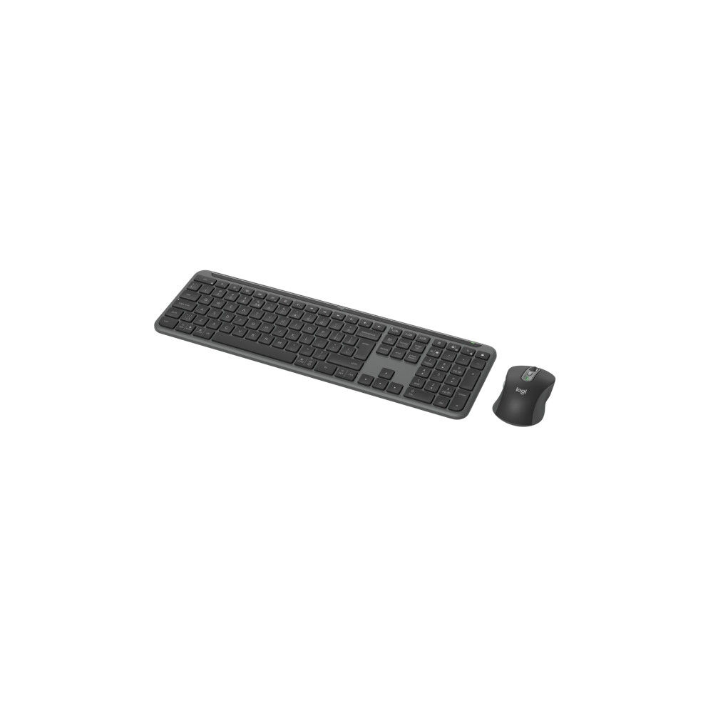 Produktbild för Logitech Signature Slim Combo MK950 for Business - sats med tangentbord och mus - QWERTY - USA, internationellt - grafit Inmatningsenhet