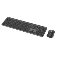 Produktbild för Logitech Signature Slim Combo MK950 for Business - sats med tangentbord och mus - QWERTY - USA, internationellt - grafit Inmatningsenhet