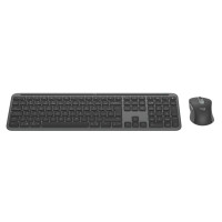 Produktbild för Logitech Signature Slim Combo MK950 for Business - sats med tangentbord och mus - QWERTY - USA, internationellt - grafit Inmatningsenhet