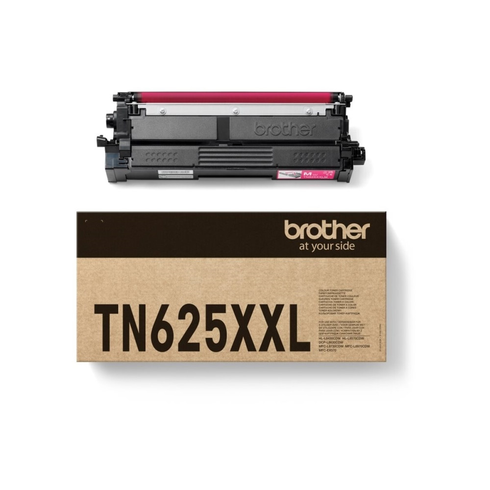 Produktbild för Brother TN625XXLM - hög kapacitet - magenta - original - tonerkassett