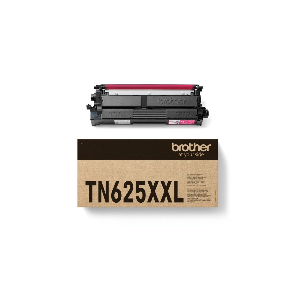 Produktbild för Brother TN625XXLM - hög kapacitet - magenta - original - tonerkassett