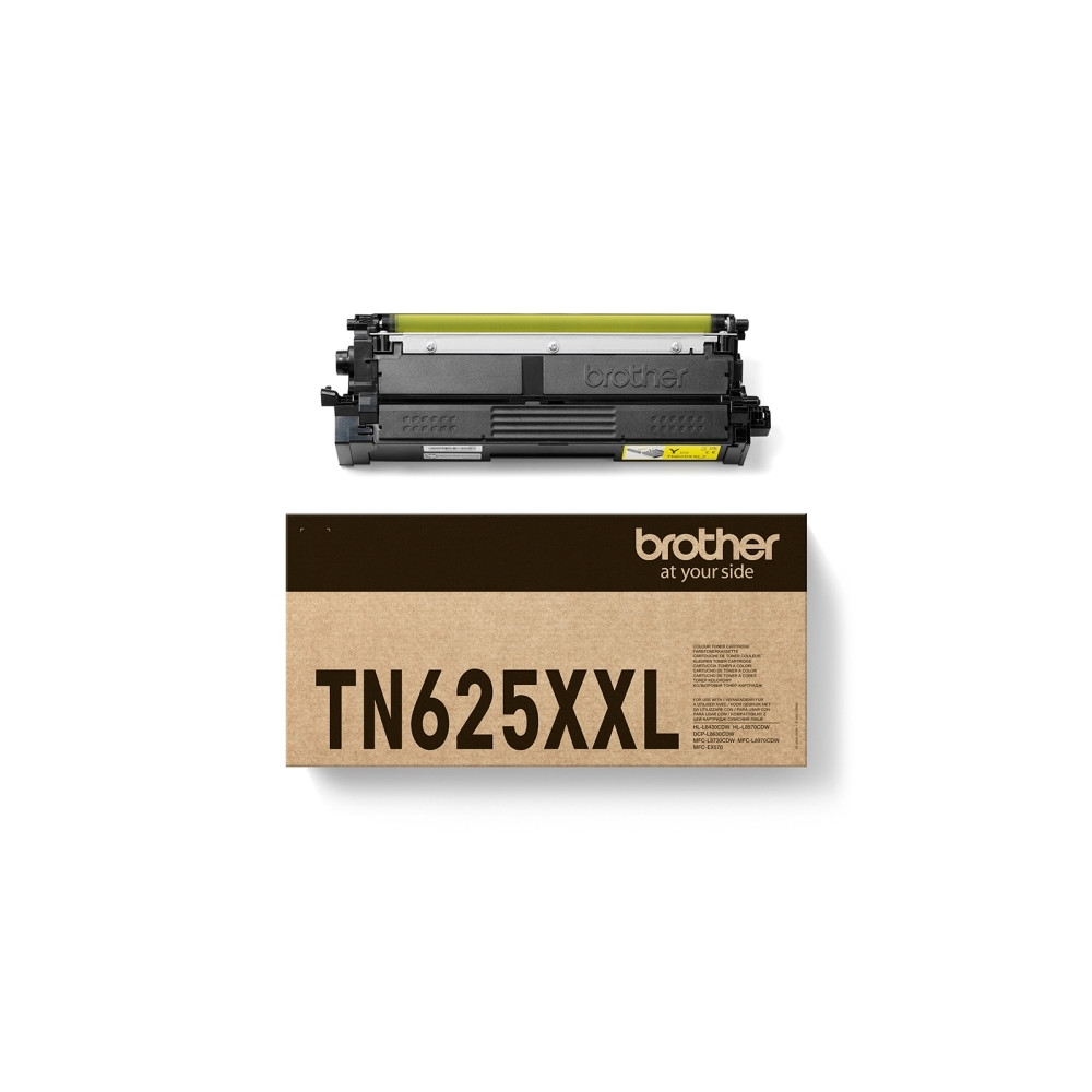 Produktbild för Brother TN625XXLY - hög kapacitet - gul - original - tonerkassett