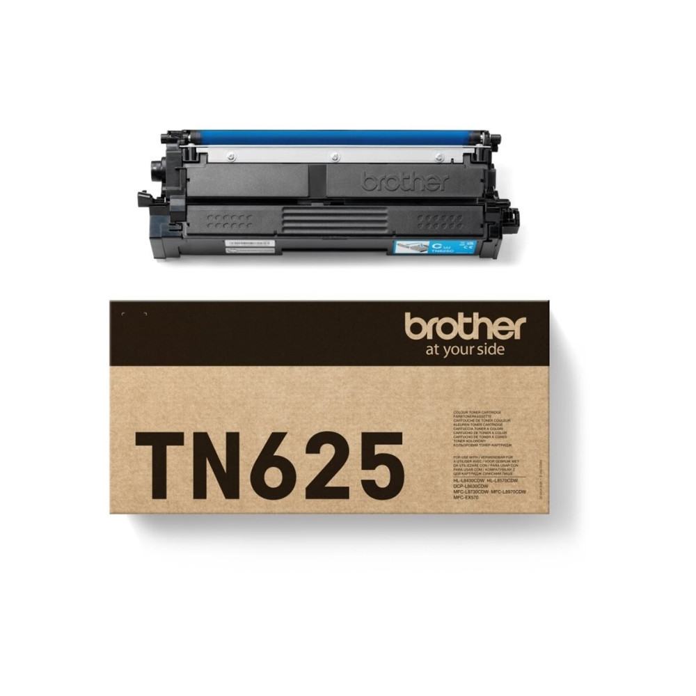 Produktbild för Brother TN625C - cyan - original - tonerkassett