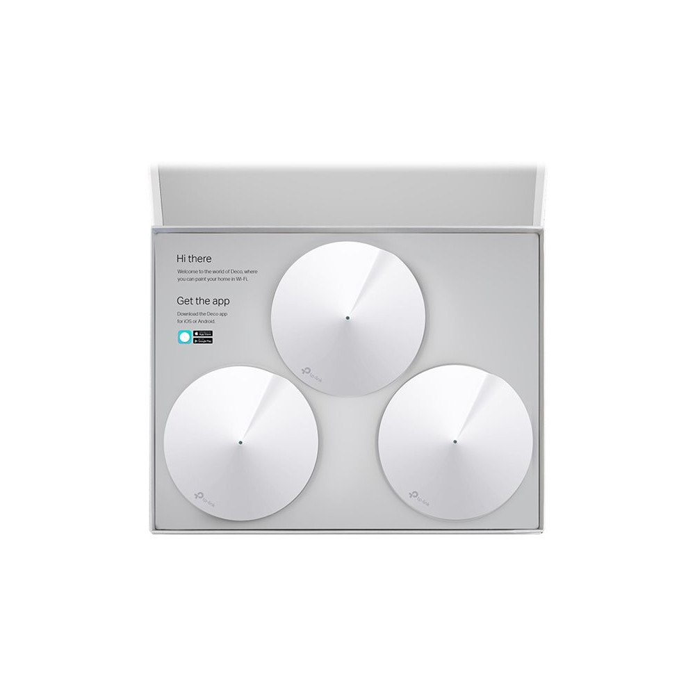 Produktbild för TP-Link DECO M5 - Wifi-system - Wi-Fi 5, Bluetooth - skrivbordsmodell