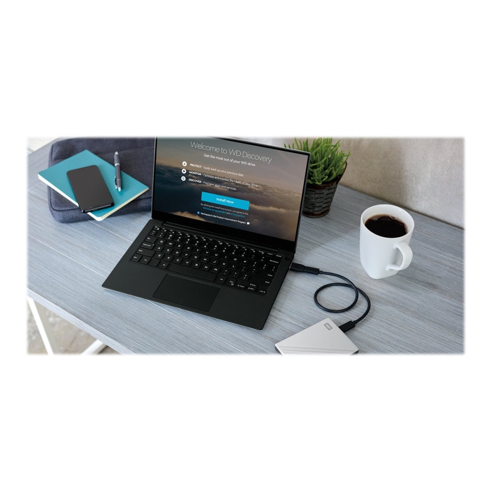 Produktbild för WD My Passport Ultra WDBC3C0010BSL - hårddisk - 1 TB - USB 3.0