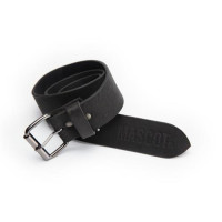 Produktbild för MASCOT® WORKWEAR Läderbälte Congo120cm svartmodell: 50081-99...