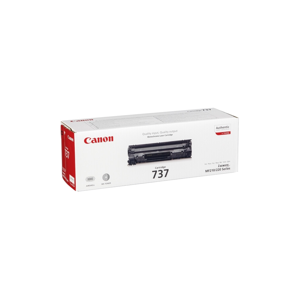Produktbild för Canon 737 - svart - original - tonerkassett
