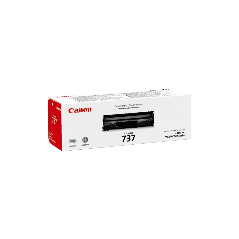 Produktbild för Canon 737 - svart - original - tonerkassett
