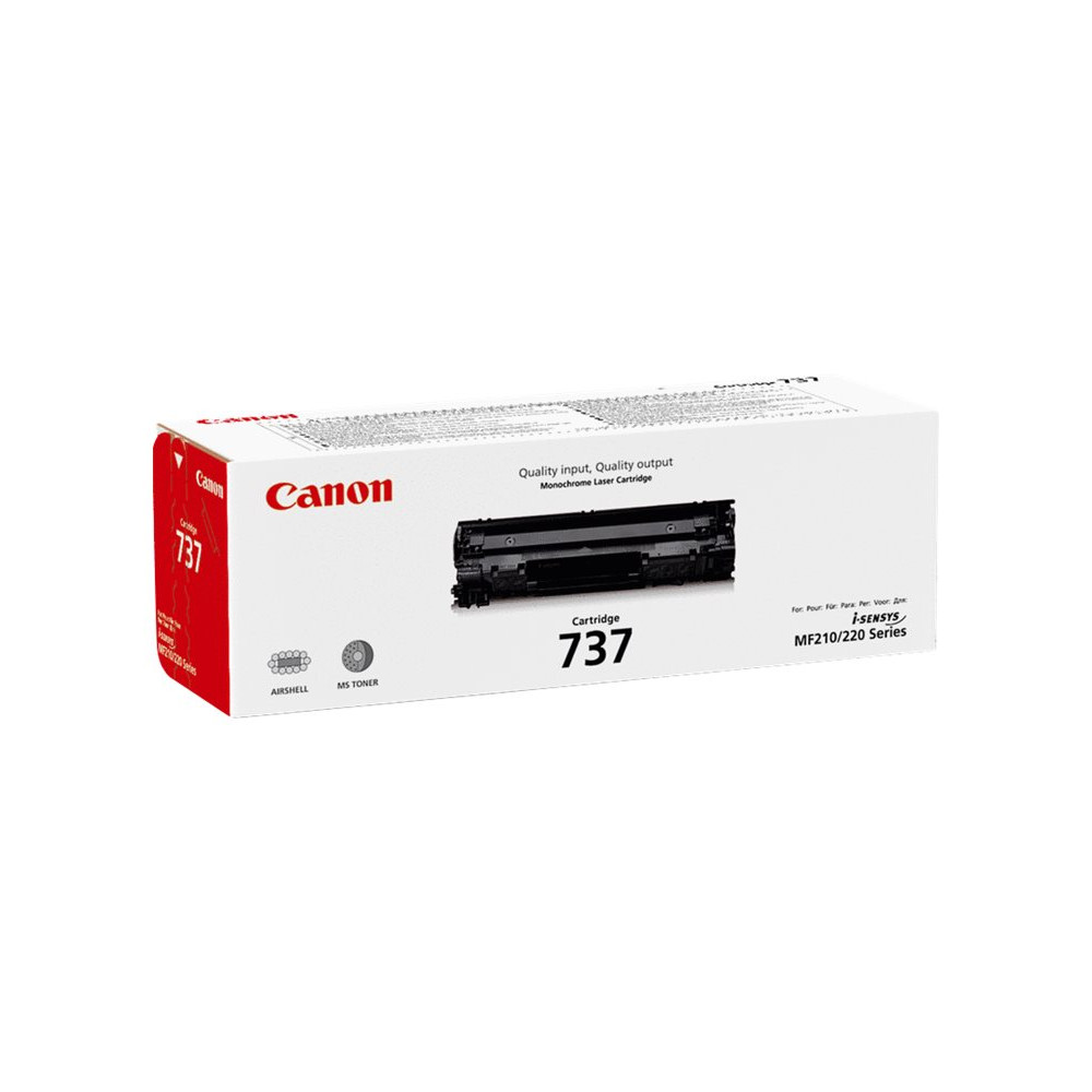 Produktbild för Canon 737 - svart - original - tonerkassett