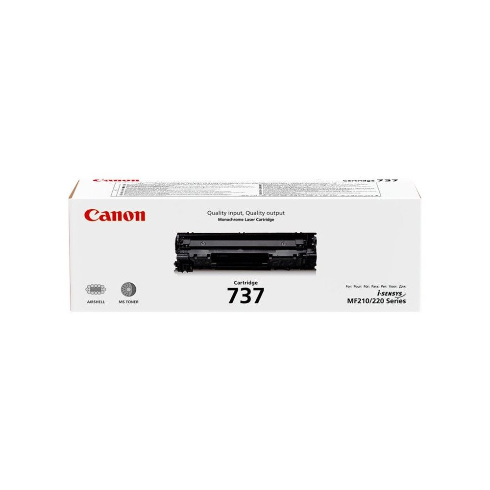 Produktbild för Canon 737 - svart - original - tonerkassett