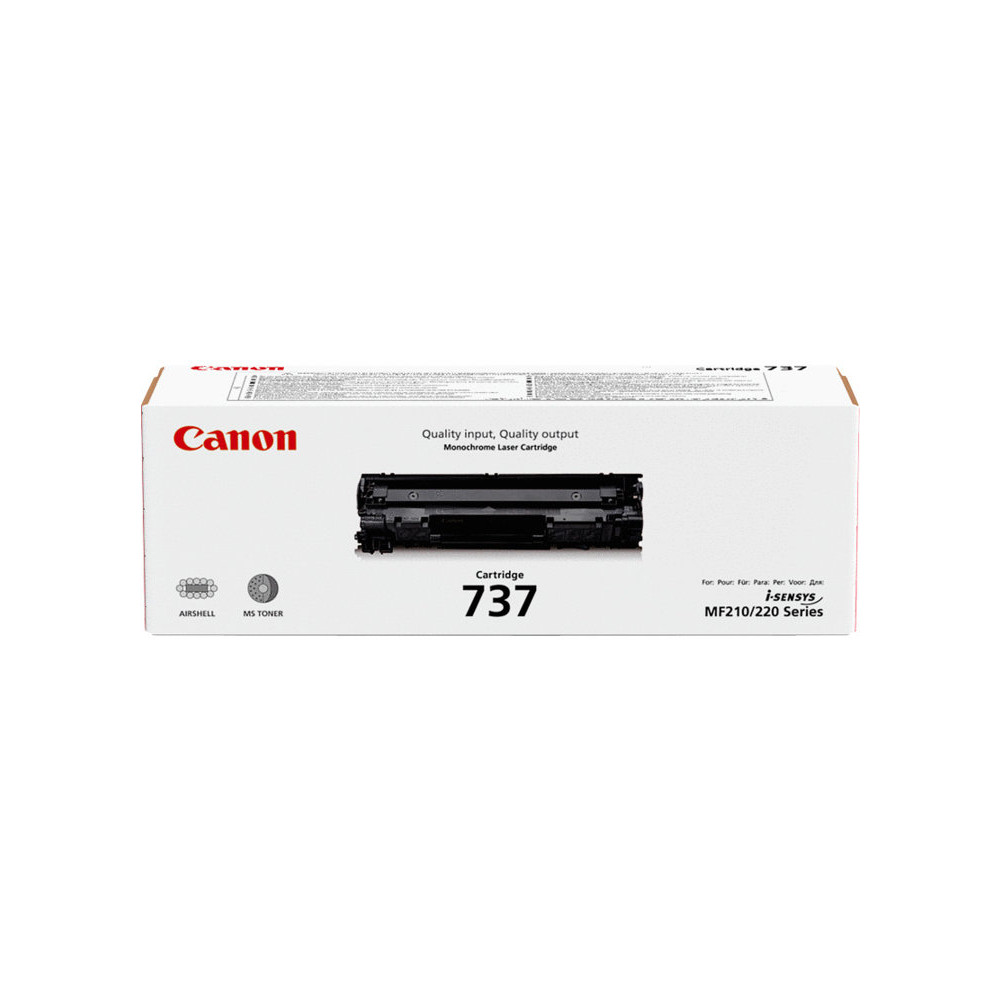 Produktbild för Canon 737 - svart - original - tonerkassett