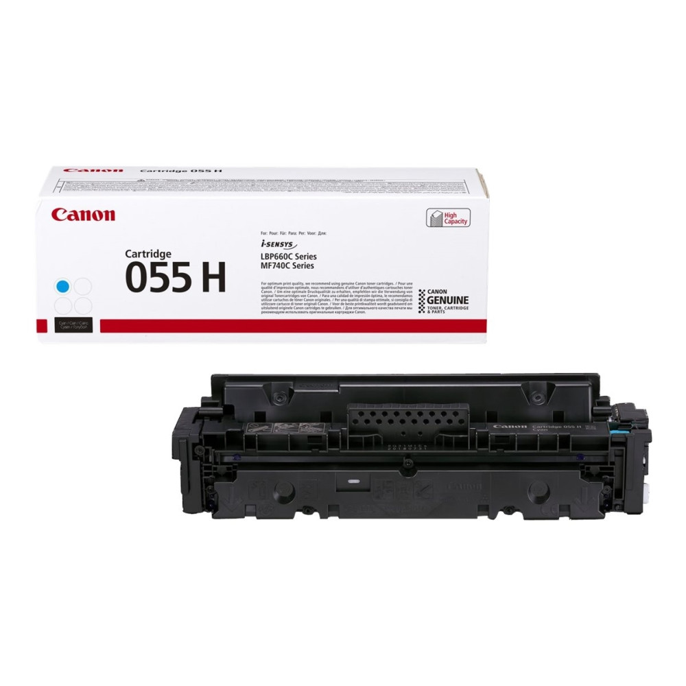 Produktbild för Canon 055 H - hög kapacitet - cyan - original - tonerkassett