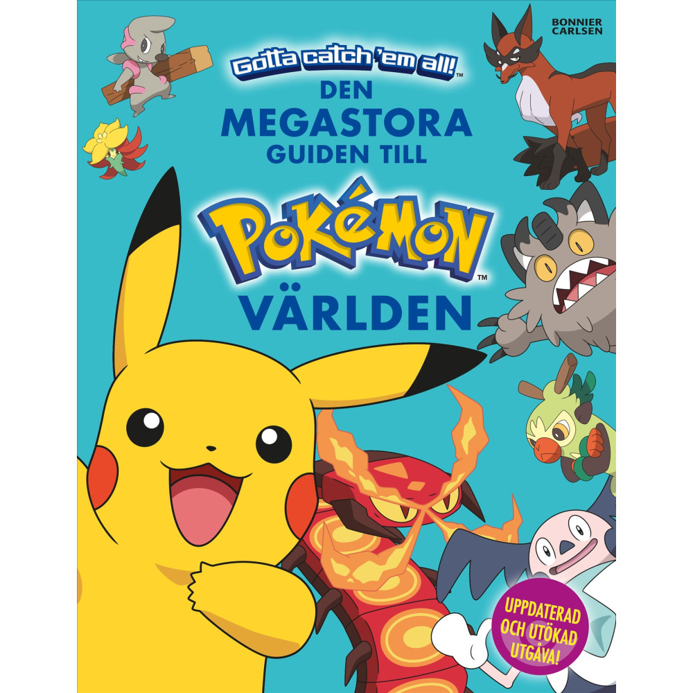 Produktbild för Den megastora guiden till Pokémonvärlden (häftad)